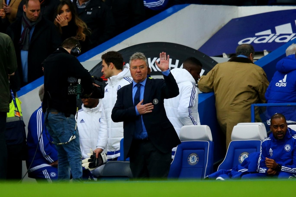 Guus for Christmas Hiddink replaced Mourinho earlier this month Getty