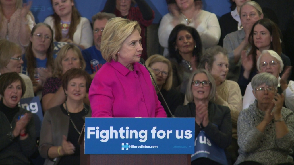 Hillary Clinton in Des Moines on Monday Jan. 4 2016