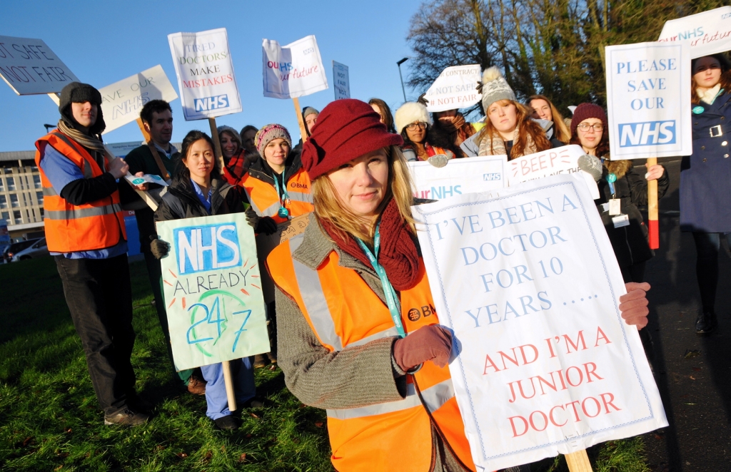 Junior doctors strike over changes to conditions and pay