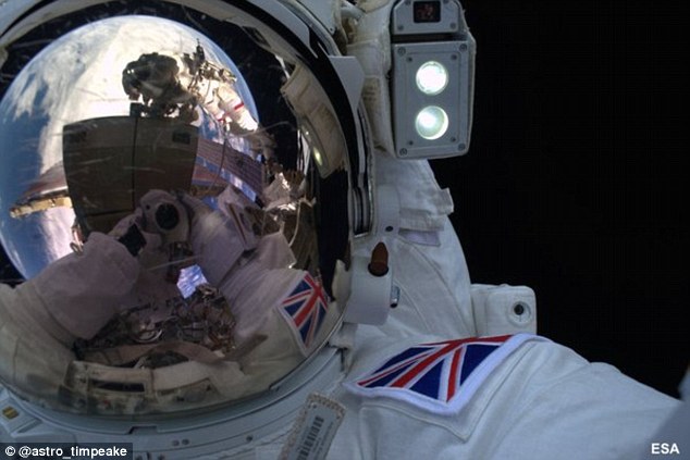 Major Tim Peake became the first Briton to walk in space after leaving the International Space Station