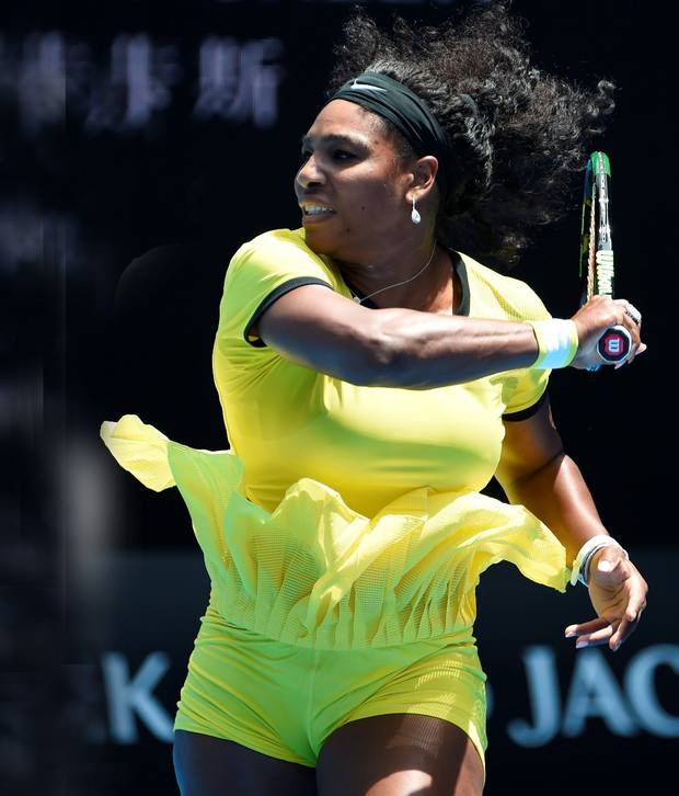 Mean streak Serena Williams extended her unbeaten run
against Maria Sharapova