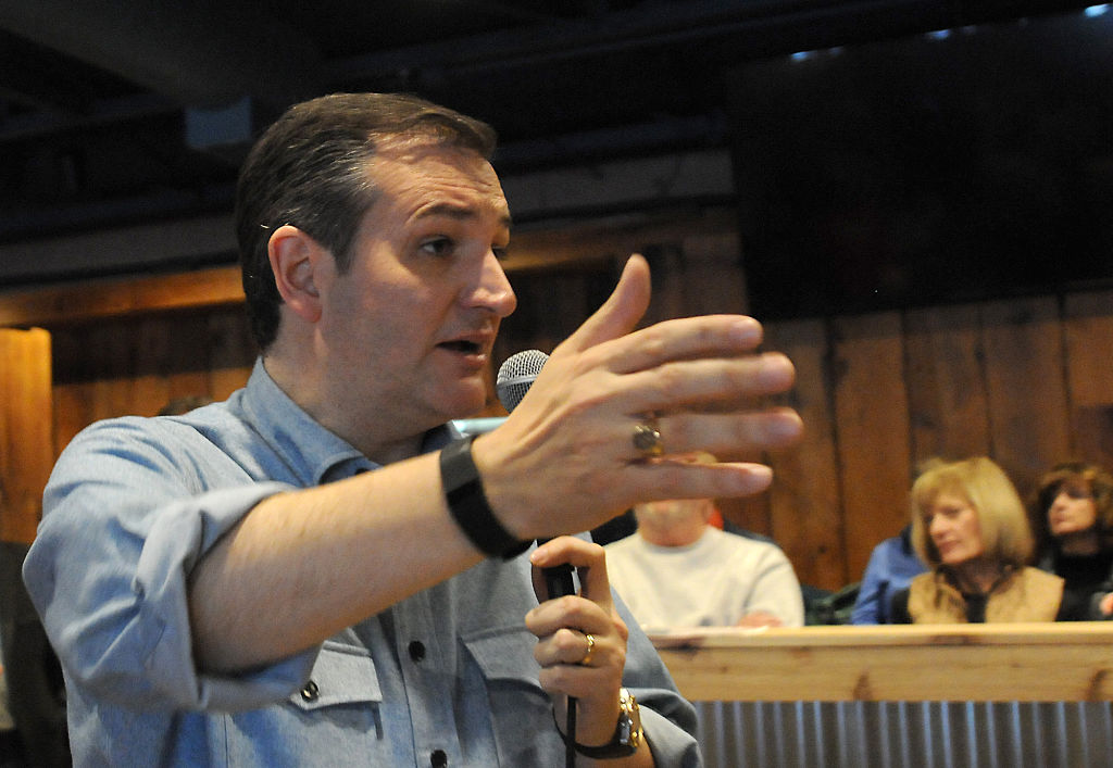 Republican presidential candidate U.S. Sen. Ted Cruz speaks at a campaign stop on Jan. 7 in Humboldt Iowa