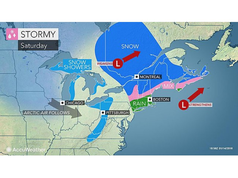 Rain Snow Showers Possible for MLK Holiday Weekend in Manchester