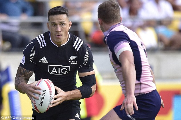 Sonny Bill Williams made his New Zealand Sevens debut on Saturday during the Wellington round