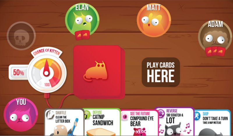 'Exploding Kittens' has Just Hit the App Store, But Only Includes Same-Room Multiplayer