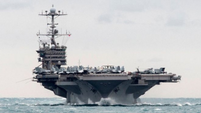 The USS Harry S Truman was among ships in the vicinity of Iranian tests the US said