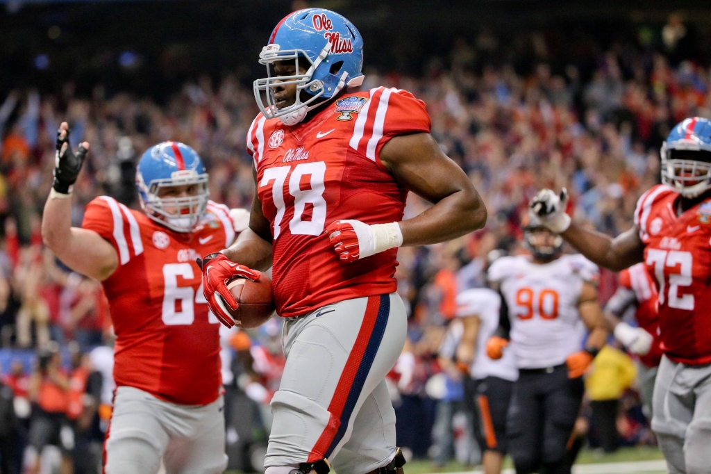 This guy caught a TD Pass		Derick E. Hingle-USA TODAY Sports