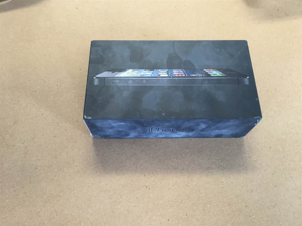 This iPhone box was found at the scene of the 2013 shooting of Cedrick Chatman. Police said they thought Chatman had a gun. Courtesy of Brian Coffman