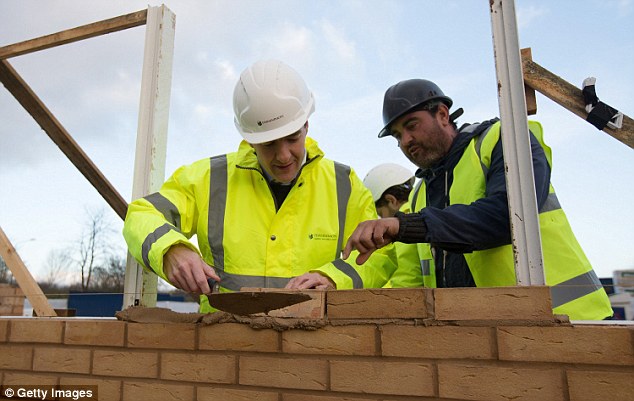 Slow building The UK economy grew thanks to strong performance in the services sector but construction and industrial output fell in the last quarter of 2015