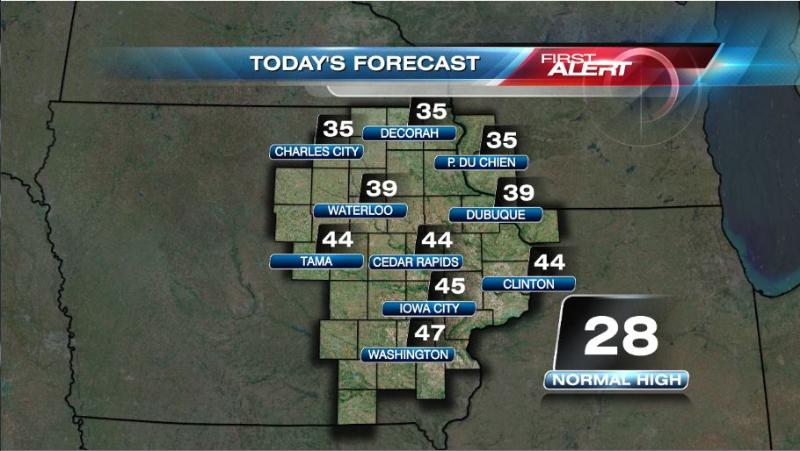 Winter weather advisory issued, turning colder today