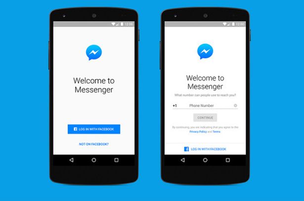 YOu can now use Facebook Messenger