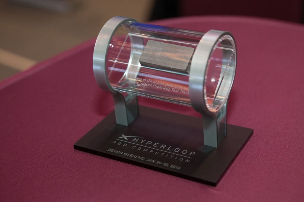 A team of engineering students from MIT took home first prize in a competition to design a Hyperloop prototype