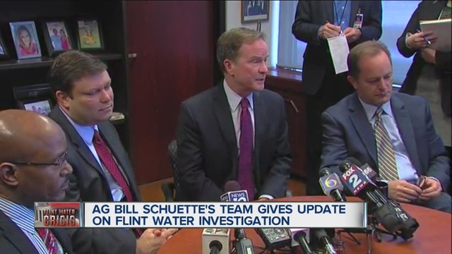 AG Bill Schuette's team gives update on Flint water investigation                      WXYZ