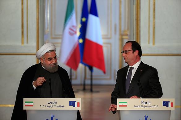 European leader insults Iranian president by pork and wine. France