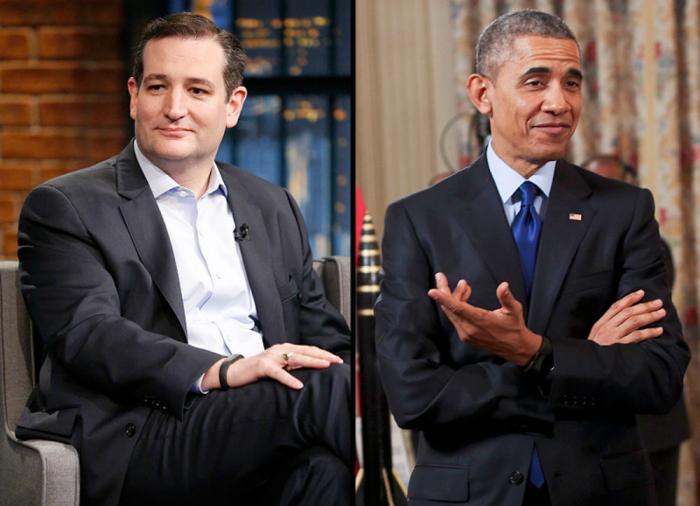 Cruz claims to filibuster and Senate nominee Obama chooses