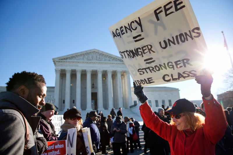 By Dying Antonin Scalia Saves Public Sector Unions