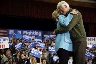 The Latest Clinton vows to 'make a difference&#39 every day