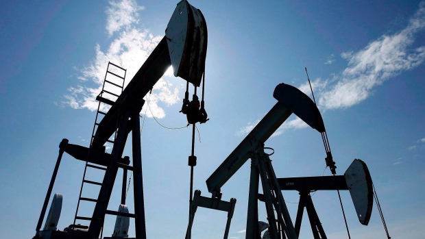 Pumpjacks in Halkirk Alta