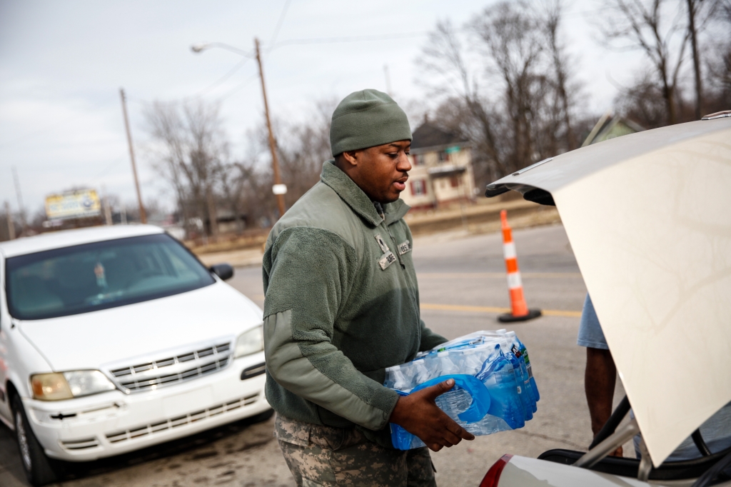 Flint Michigan. Months ago the city told citizens they could use tap water if they boiled it first but now say