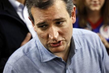 Republican presidential candidate Sen. Ted Cruz R-Texas speaks after a campaign event at the Johnson County Fairgrounds Sunday Jan. 31 2016 in Iowa City Iowa