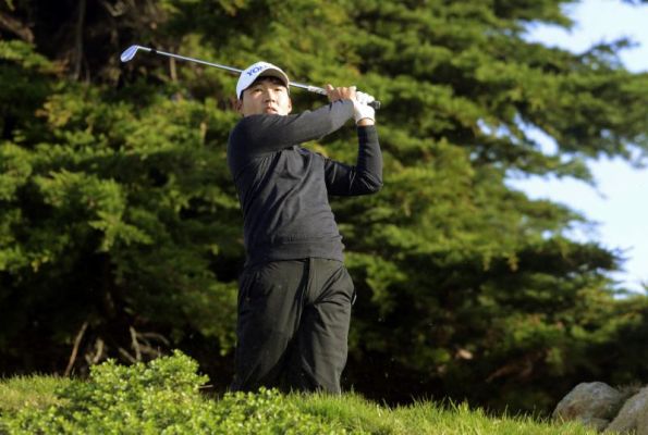 Sung Kang of South Korea hits from the