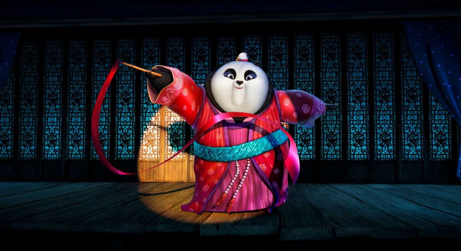 This image released by Dream Works Animation shows character Mei Mei voiced by Kate Hudson performing a ribbon dance in a scene from the animated film'Kung Fu Panda 3. The film releases in U.S. theaters on Jan. 29 2016. P