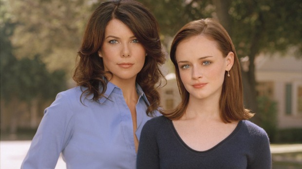 Lorelai and Rory in the Gilmore Girls