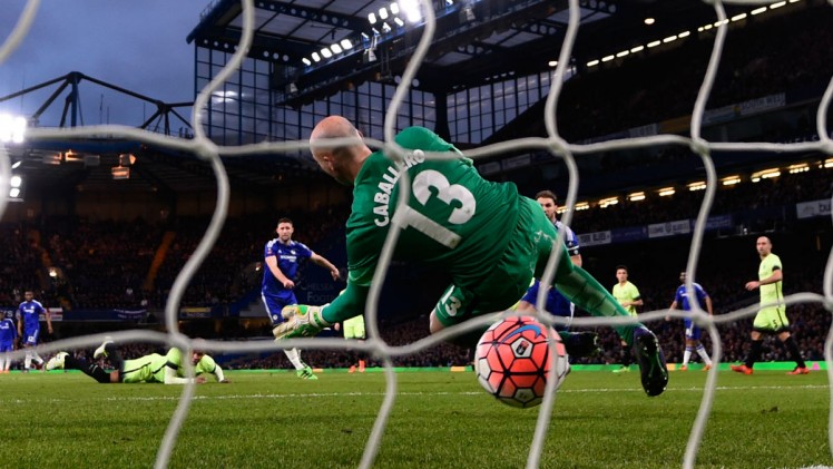 Mike Hewitt  Getty Gary Cahill of Chelsea scores against Manchester City