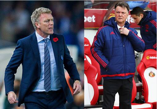 David Moyes Louis Van Gaal