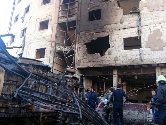 At least 45 dead in triple explosion in Syria