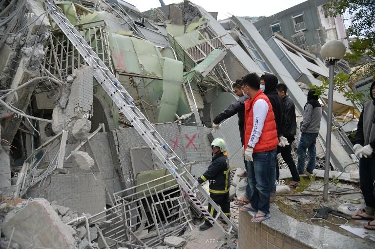 Over 100 missing 14 dead as strong quake rattles Taiwan