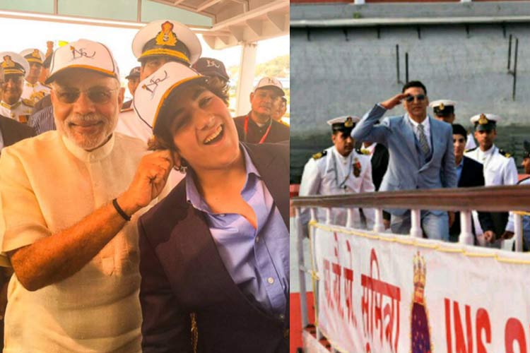 Prime Minister Narendra Modi was at the International Fleet Review 2016 which kicked off at the Visakhapatnam coast today