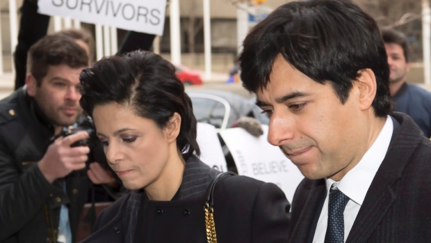 Jian Ghomeshi arrives at a Toronto courthouse with his lawyer Marie Henein on Thursday Feb. 4 2016. Henein's tactics have been the subject of debate during the trial