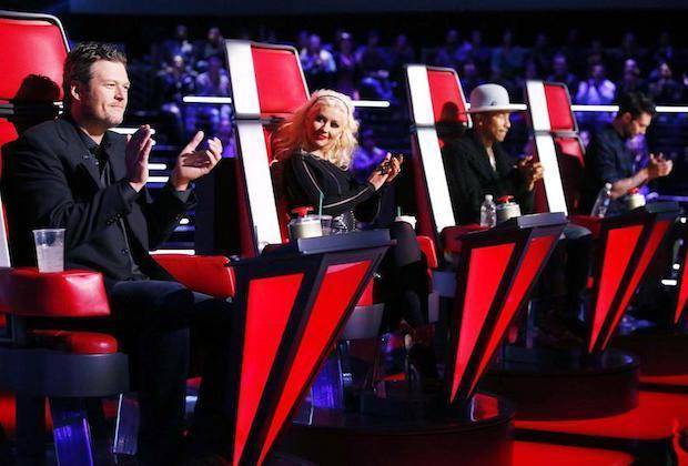 From left Blake Shelton Christina Aguilera Pharrell Williams and Adam Levine will be the coaches on Season 10 of'The Voice' premiering tonight on NBC. NBC