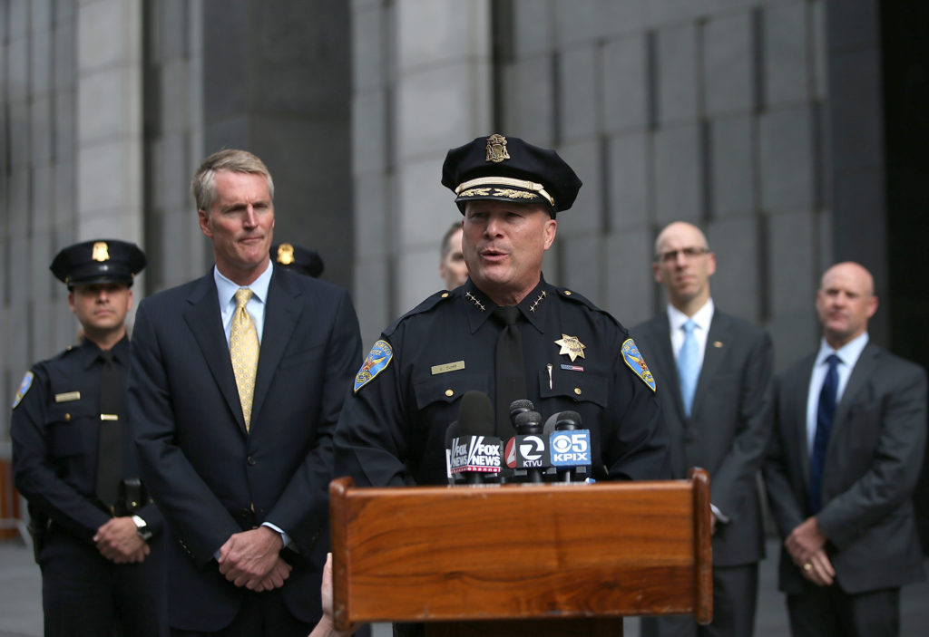 San Francisco police chief quits amid racism row