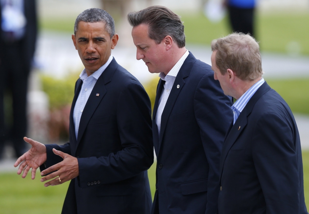 Barack Obama and David Cameron.   REUTERS  Andrew Winning