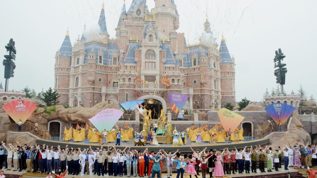 Disney has opened a distinctly Chinese Shanghai theme park its first in mainland China