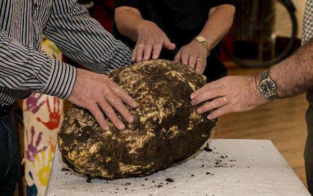 Giant 10kg ball of 2000-year-old butter found hidden in a BOG 'still edible'