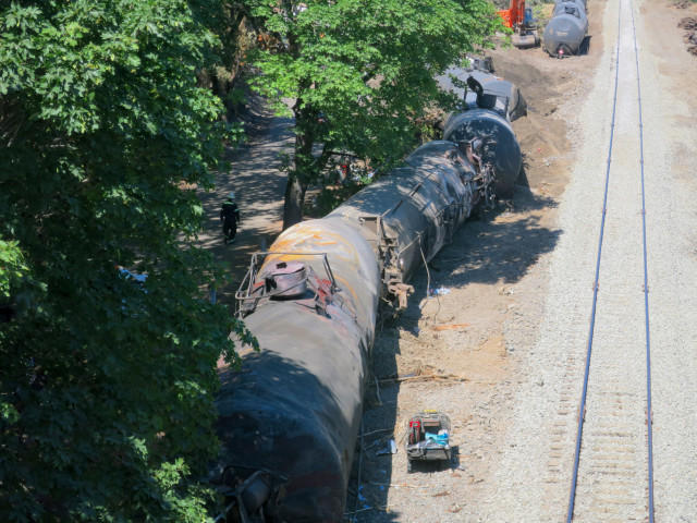 The train derailed near Moiser June 3rd