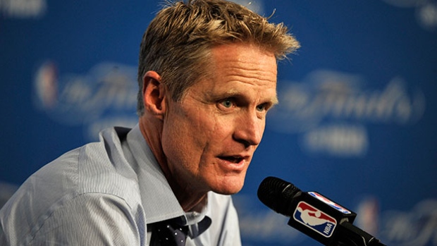 Head coach Steve Kerr of the Golden State Warriors called his team 'soft&#39 as he addressed the media following their loss against the Cleveland Cavaliers in Game Three of the 2016 NBA Finals at the Quicken Loans Arena in Cleveland Ohio