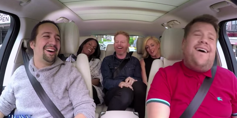 Carpool karaoke broadway