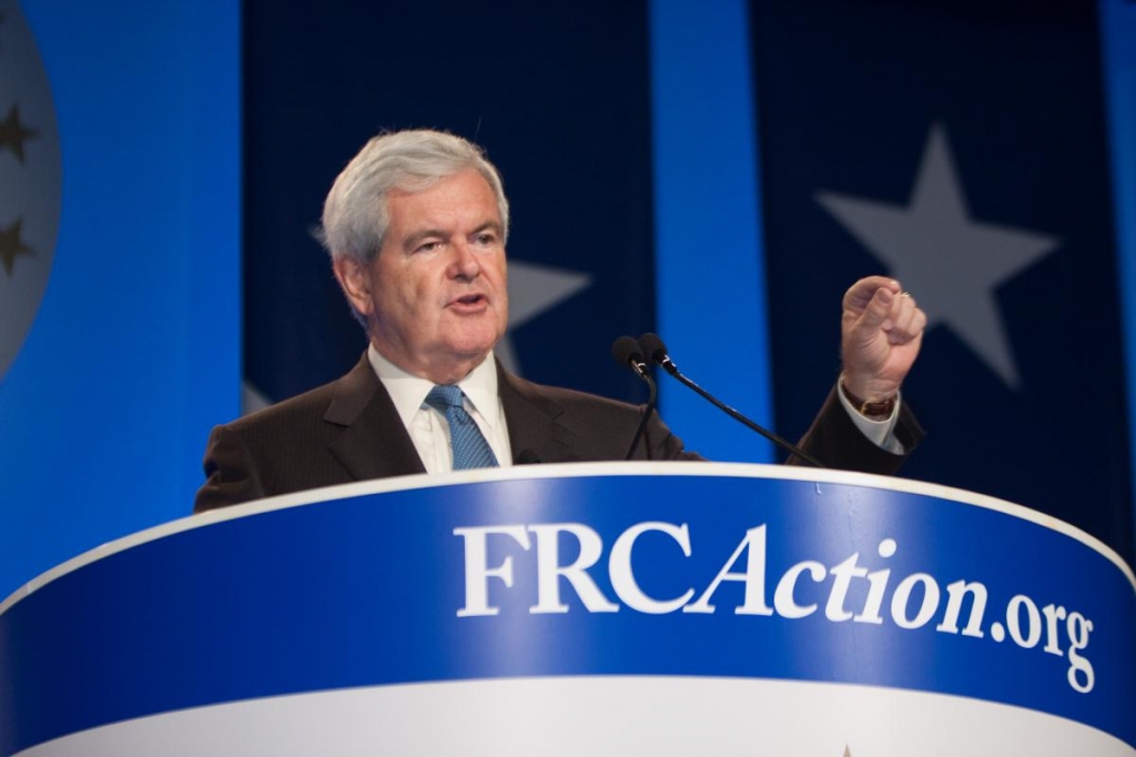 Gingrich is no stranger to religious extremism himself. Credit Maria Mateeva