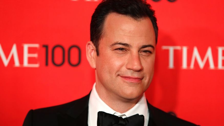 Television host Jimmy Kimmel arrives for the Time 100 gala celebrating the magazine's naming of the 100 most influential people in the world for the past year in New York