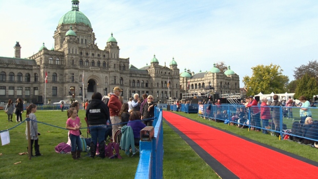 What you'll see at the Royal welcome ceremony in Victoria