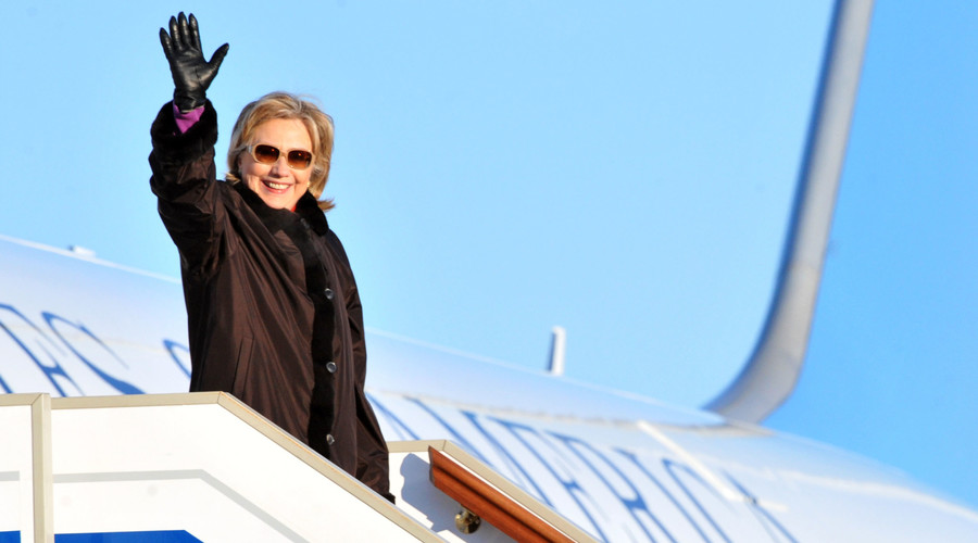 U.S. Secretary of State Hillary Clinton arrived in Moscow