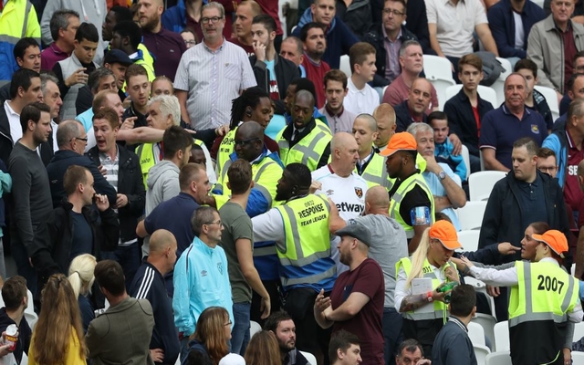 Disgraceful scenes mar West Ham clash with Watford as Hammers fans turn on each other