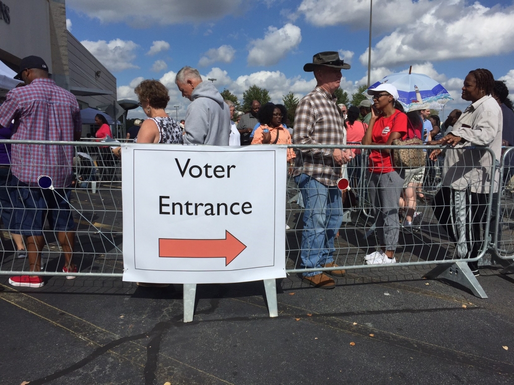 Gwinnett County early voting October 2016