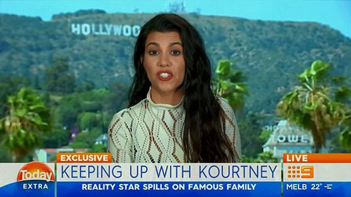 Awkward silence as TV hosts ask Kourtney Kardashian how Kim's doing