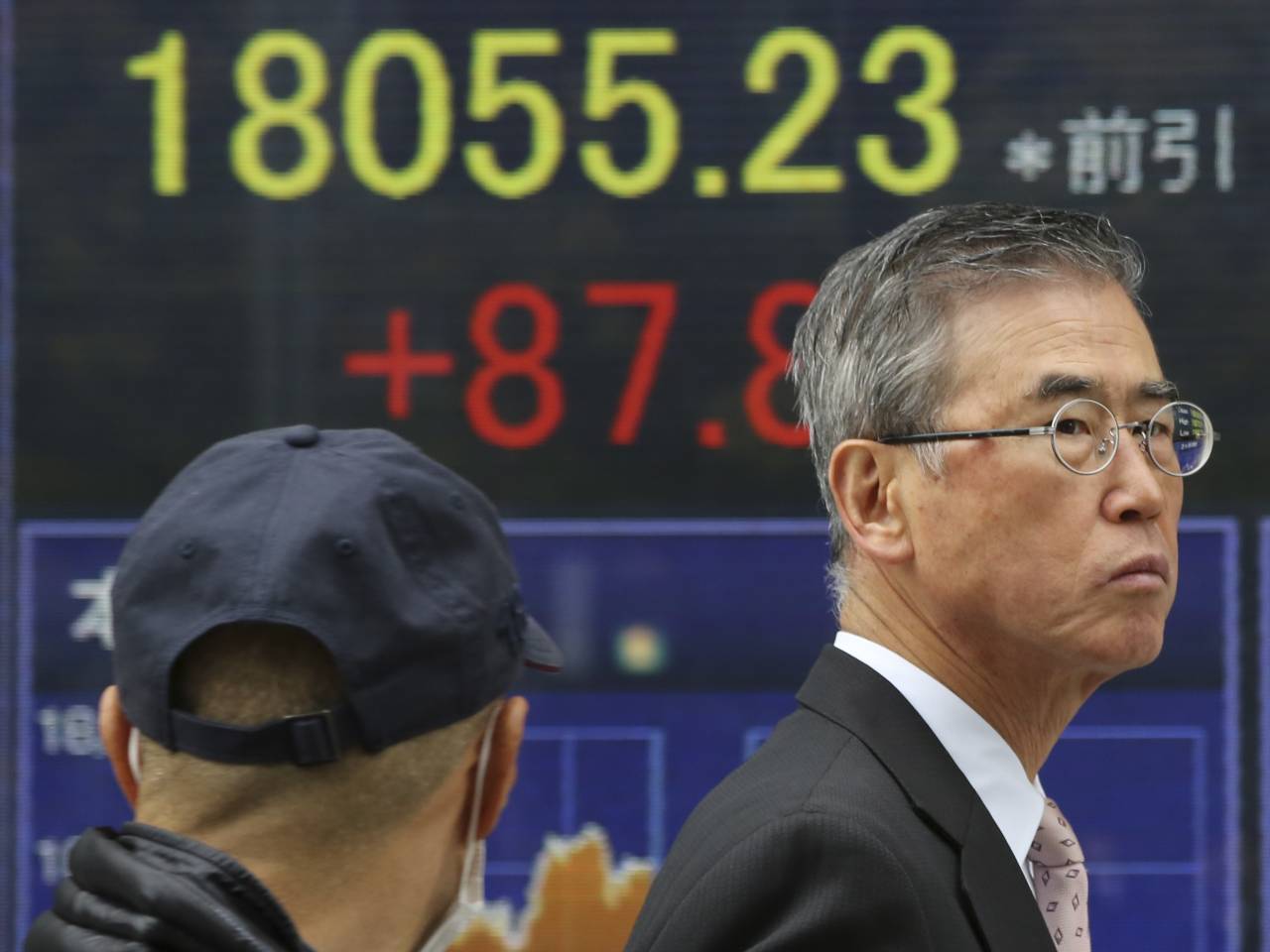 World shares listless but China Japan rise on dollar's gain