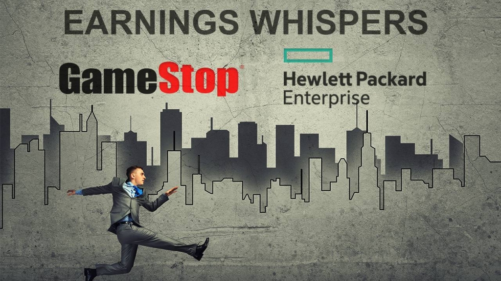 Earnings Whispers Game Stop Corp. & Hewlett Packard Enterprise Co